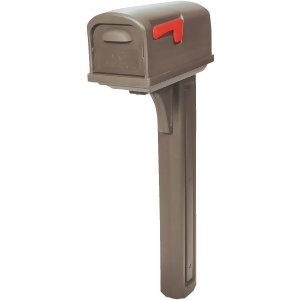 Solar Group Mocha Poly Mailbox Combo Gcl10000m - All