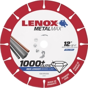 Lenox 12 Diamond Cutoff Wheel 1972927 - All