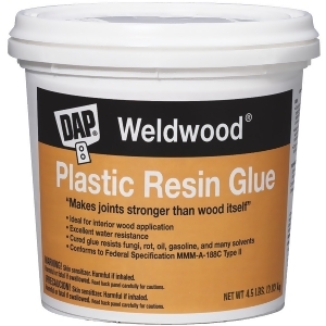 Dap 4-1/2lb Plastic Resin Glue 00204 - All