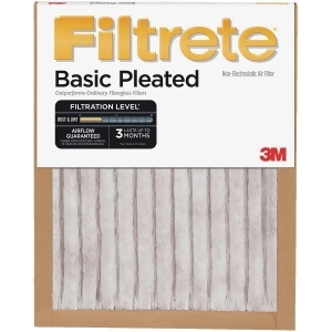 3M 16x20x1 Basic Air Filter Fba00dc-h-6 Pack of 6 - All