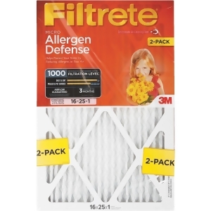 3M 16x25 2 Pack Allergn Filter 9801-2Pk-hdw - All