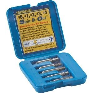 Eazypower Corp 5pc Screw Remover Kit 82681 - All