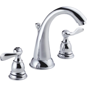 Delta Faucet Two Handle Chrome Lavatory Faucet with Popup 35996Lf-eco - All