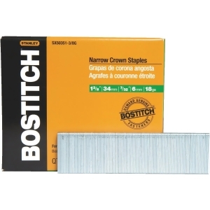 Bostitch 1-3/8 galv Finish Staple Sx50351-3/8g - All