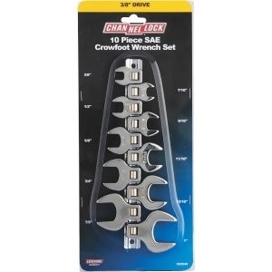 Channellock Products 10pc Crowfoot Wrench Set 302948 - All