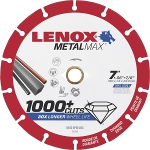 Lenox 7 Diamond Cutoff Wheel 1972924 - All