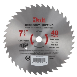 Mibro/gs 7-1/4 Cut/Rip Saw Blade 409320Db Pack of 10 - All
