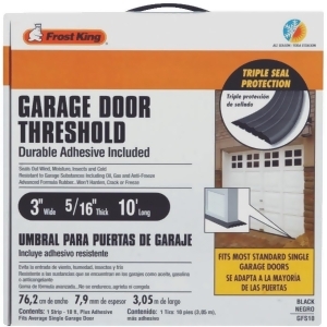 Thermwell Products Co. 10' Garage Door Floor Seal Gfs10 - All
