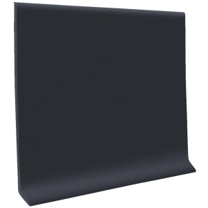 Roppe Corp. 4 x4' Black Wall Base H1640c51p100 Pack of 16 - All