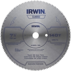 Irwin Bulk7-1/4 140t Blade 21840Zr Pack of 10 - All