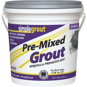Custom Building Products Gallon Dl Gray Premix Grout Pmg1651-2 - All