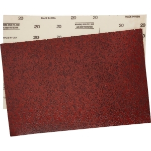Virginia Abrasives 12x18 20g Sanding Sheet 206-834020 Pack of 10 - All