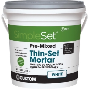 Custom Building Products Gl White Pm Thinset Mortar Sttsw1-2 - All