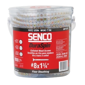 Senco #8 1-3/4 Subfloor Screw 08F175y - All