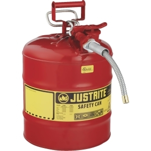 Justrite Manufacturing Type Ii 5 Gal Red Can 7250130 - All