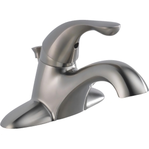 Delta Faucet 1h Stainless Steel Lavatory Faucet with Popup 520-Ssppu-dst - All
