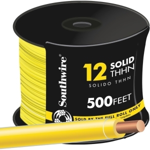 Southwire 500' 12sol Yel Thhn Wire 11592358 - All