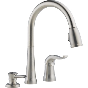 Delta Faucet 1h Stainless Steel Pd Kitchen Faucet 16970-Sssd-dst - All