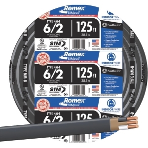 Southwire 125' 6-2 Nmw/G Wire 28894402 - All