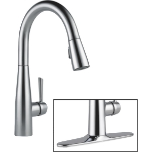 Delta Faucet One Handle Chrome Kitchen Faucet 9113-Dst - All