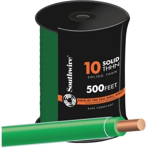 Southwire 500' 10sol Green Thhn Wire 11599857 - All
