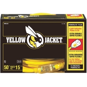 Woods Ind. 50' 10/3 Yellow Ext Cord 2805 - All