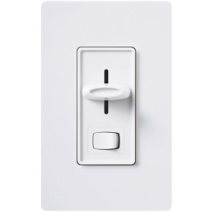 Lutron White Cfl/LED Dimmer Scl-153ph-wh - All
