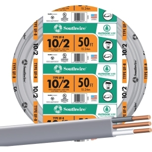 Southwire 50' 10-2 Ufw/G Wire 13056722 - All