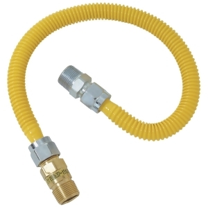 Brass Craft 1/2x1/2-24 Gas Connector Cssc44r-24p - All