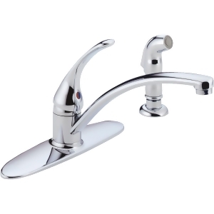 Delta Faucet 1h Chr Kit Faucet with Spry B4410lf - All