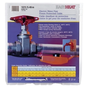Easy Heat Inc. 18' Pipe Heating Cable Ahb118 - All