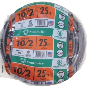 Southwire 25' 10-2 Uf with G Wire 13056721 - All