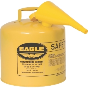 Eagle Mfg. 5 Gal Type I Safety Can Ui-50-fsy - All