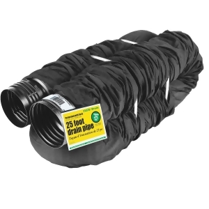 Amerimax Home Products 25' Perf Flx Pipe with Sock 50510 - All