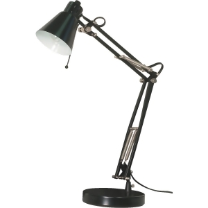 Satco Products Inc. Black A19 Draft Desk Lamp 60-845 - All