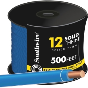 Southwire 500' 12sol Blu Thhn Wire 11590758 - All