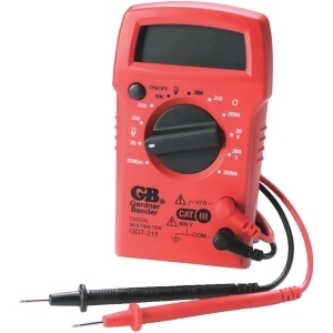 Gb Electrical Digital Multi-Tester Gdt-311 - All