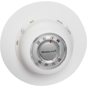 Honeywell International Heat/Cool Round Thermostat Ct87n1001/e1 - All