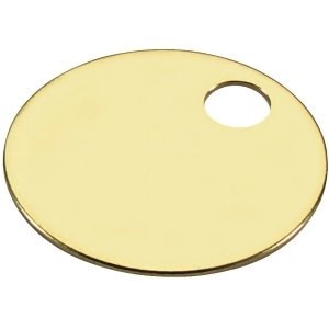 Lucky Line 100pc 1-3/8 Brass Tag 26013 - All