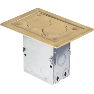 Thomas Betts Brass Floor Outlet Kit 71Wds - All
