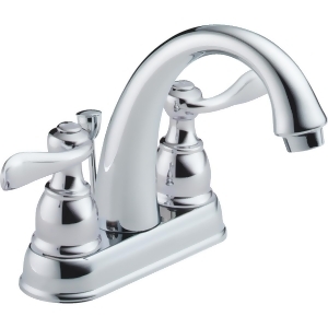 Delta Faucet Two Handle Chrome Lavatory Faucet with Popup 25996Lf-eco - All