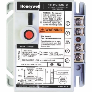 Honeywell International 120v Oil Burner Relay R8184g4009 - All