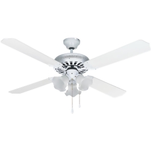 Canarm 52 White Chat Ceiling Fan Cf52cha4wh - All