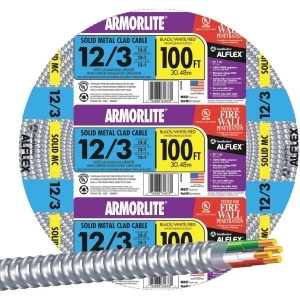 Southwire 100' 12/3 Mc Aluminum Cable 68583423 - All
