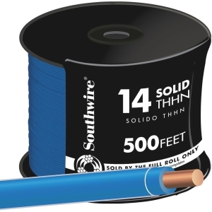 Southwire 500' 14sol Blu Thhn Wire 11582458 - All