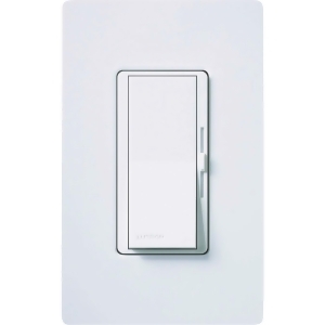 Lutron White Cfl/LED Dimmer Dvwcl-153ph-wh - All