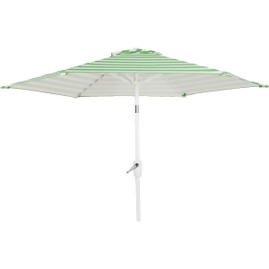 Sim Supply Inc. 7.5' Green Stripe Umbrella Tjau-004a-230-gst - All