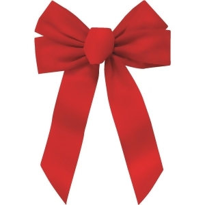 Holiday Trim 11x16 5lp Red Vlvt Bow 7970Doz Pack of 12 - All
