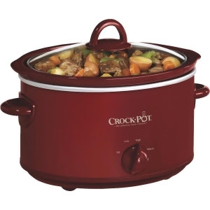 Jarden Consumer Solutions Red 4 Quart Oval Slow Cooker Scv401-tr - All