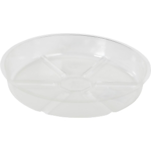 Sim Supply Inc. 8 Clear Vinyl Saucer 703877 Pack of 50 - All